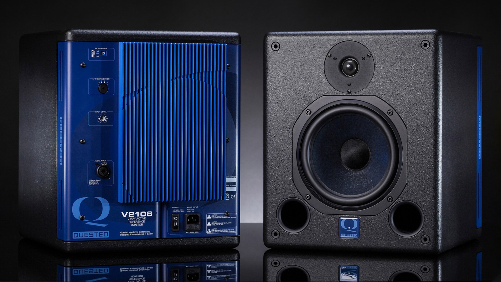 Quested VS2108 high resolution self-powered midfield/nearfield monitors